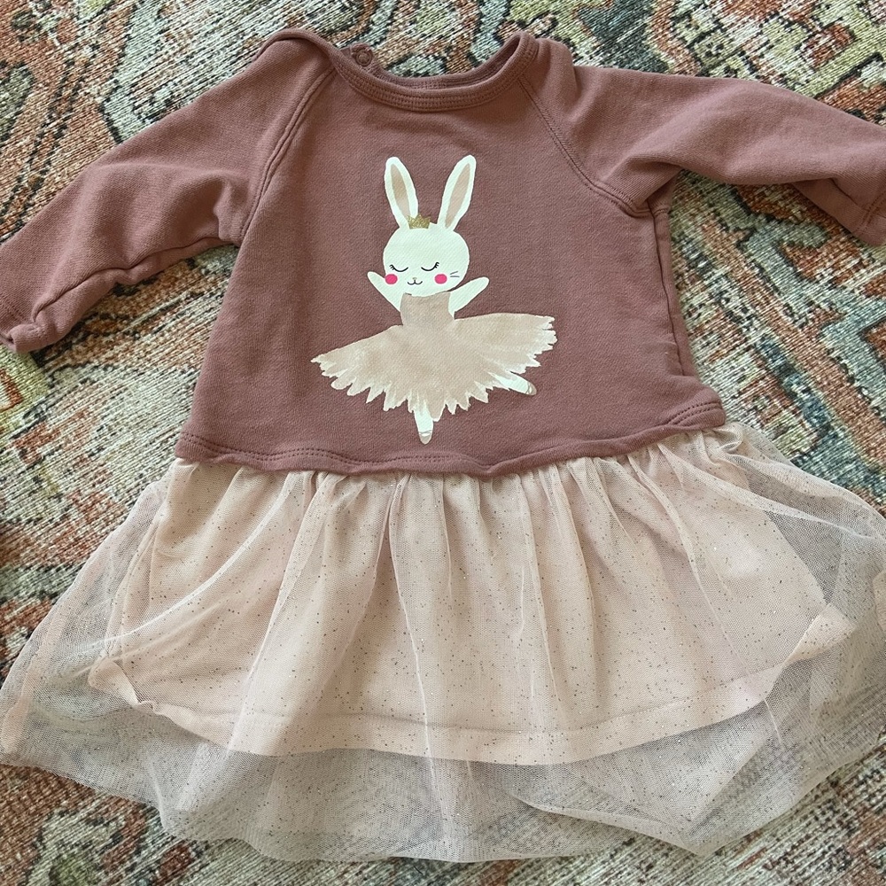 H&M Bunny Ballerina Tulle Dress (size 6-9 months)